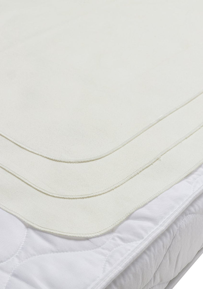Meyco baby molton base - paquete de 3 - blanco - 68x75cm