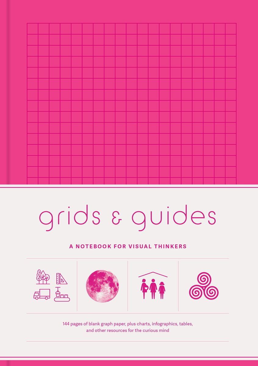 Prensa arquitectónica de Princeton - guías de cuadrículas (rosa)
