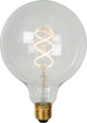 Lucide g125 - filament lamp - ø 12,5 cm - led dimbaar - e27 - 1x4,9w 2700k - transparant