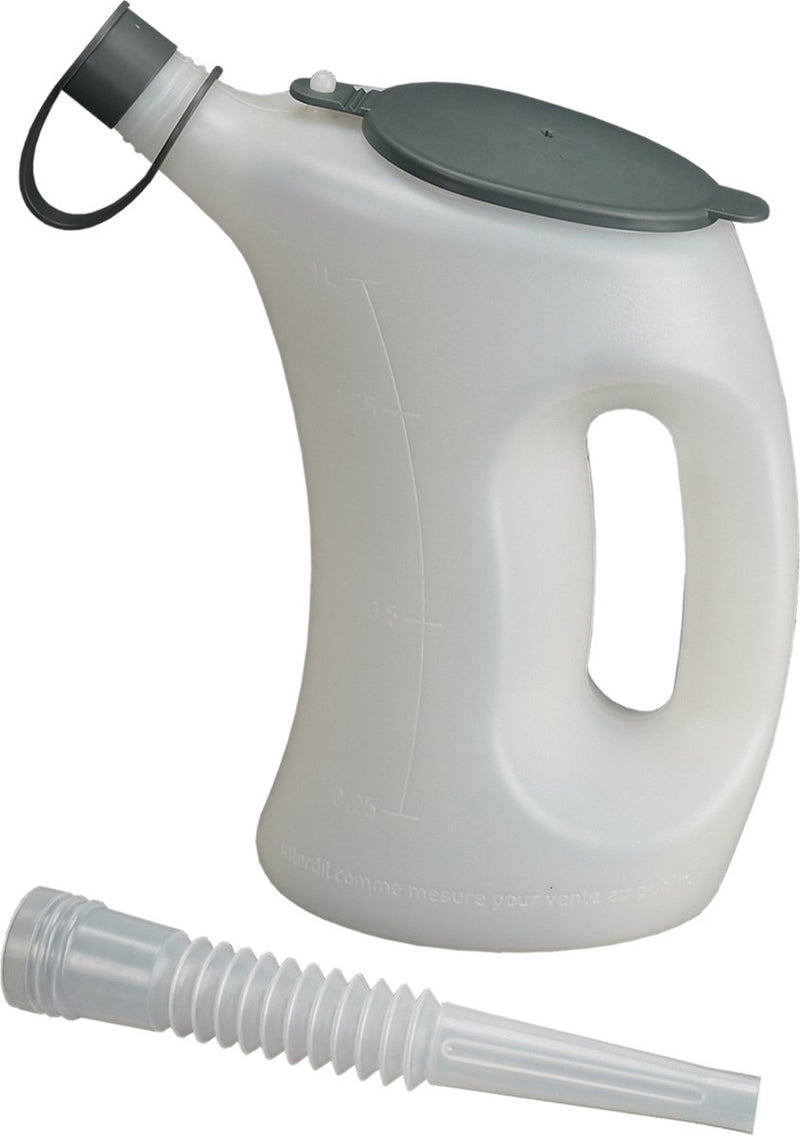 Caraffa Pressol da 1 l con coperchio, tappo e beccuccio flessibile