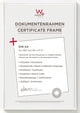 Walther Galeria - cornice in plastica - formato foto 21 x 29,7 cm (din A4) - bianco