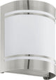 Lampada da parete da esterno Eglo cerno - e27 - 16,5 cm - acciaio inox bianco