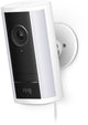 Ring outdoor camera pro (última generación) - enchufable - blanco - 4k