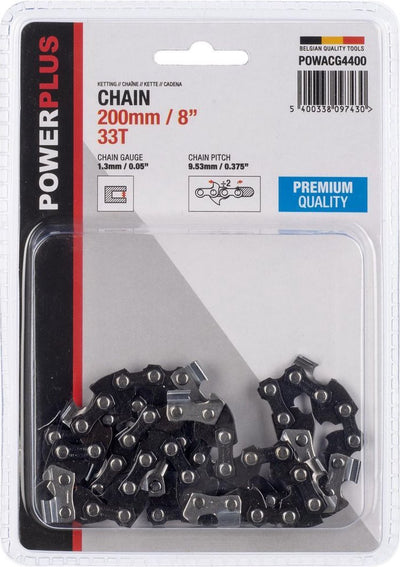 Cadena Powerplus powacg4400 - 8 - 200 mm - 33 dientes - premium