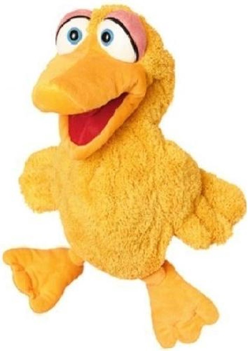 Burattini viventi burattino a mano Gisela la papera 35 cm