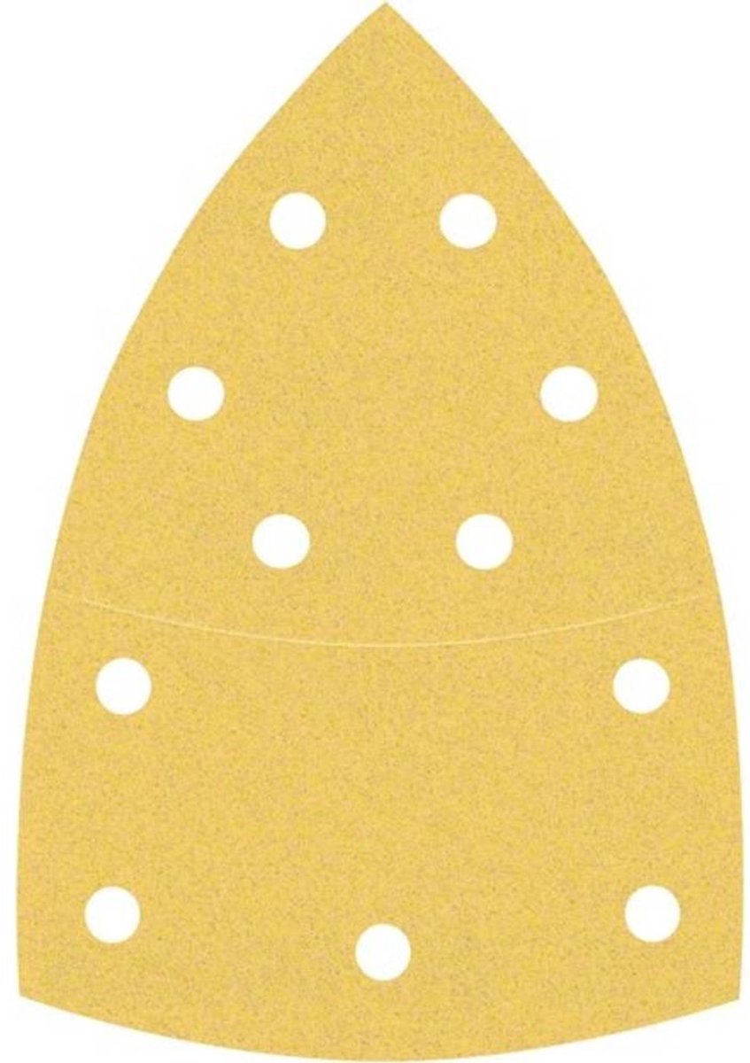 Bosch accessories 2608901649 sandpaper for multi-sander grit size (num) 120 (l x w) 93 mm x 102 mm 50 pcs