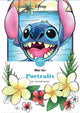 Mini blocco Hachette Heroes Ritratti Disney - libro da colorare per adulti - Hachette