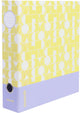 Raccoglitore ad anelli Ancor liscio a4 2 anelli d-25 meccanismo giallo lilla - an-113181-f