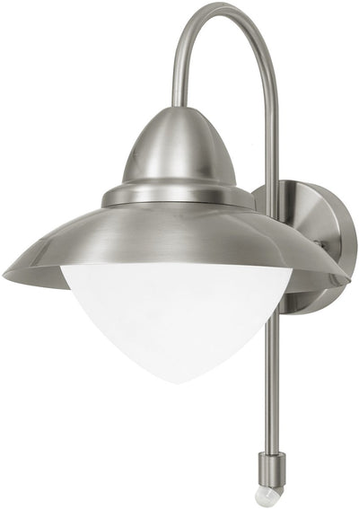 Aplique de exterior Eglo Sidney - E27 - 37,5 cm - sensor de movimiento - acero inoxidable