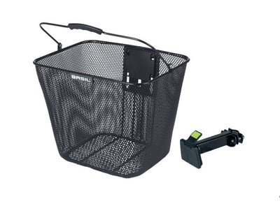 Basil Bicycle Basket Bilbaobasy 26 x 22 x 27 cm nero