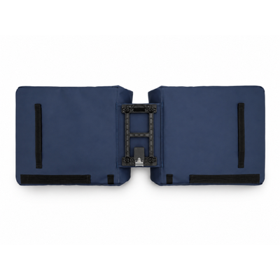 Newlooxs new looxs bicycle bag double odense dark blue mik 2.0 39l