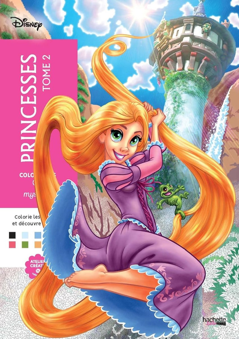 Hachette Heroes Coloriages Mystères Disney Princesses Tome 2 - libro da colorare per adulti