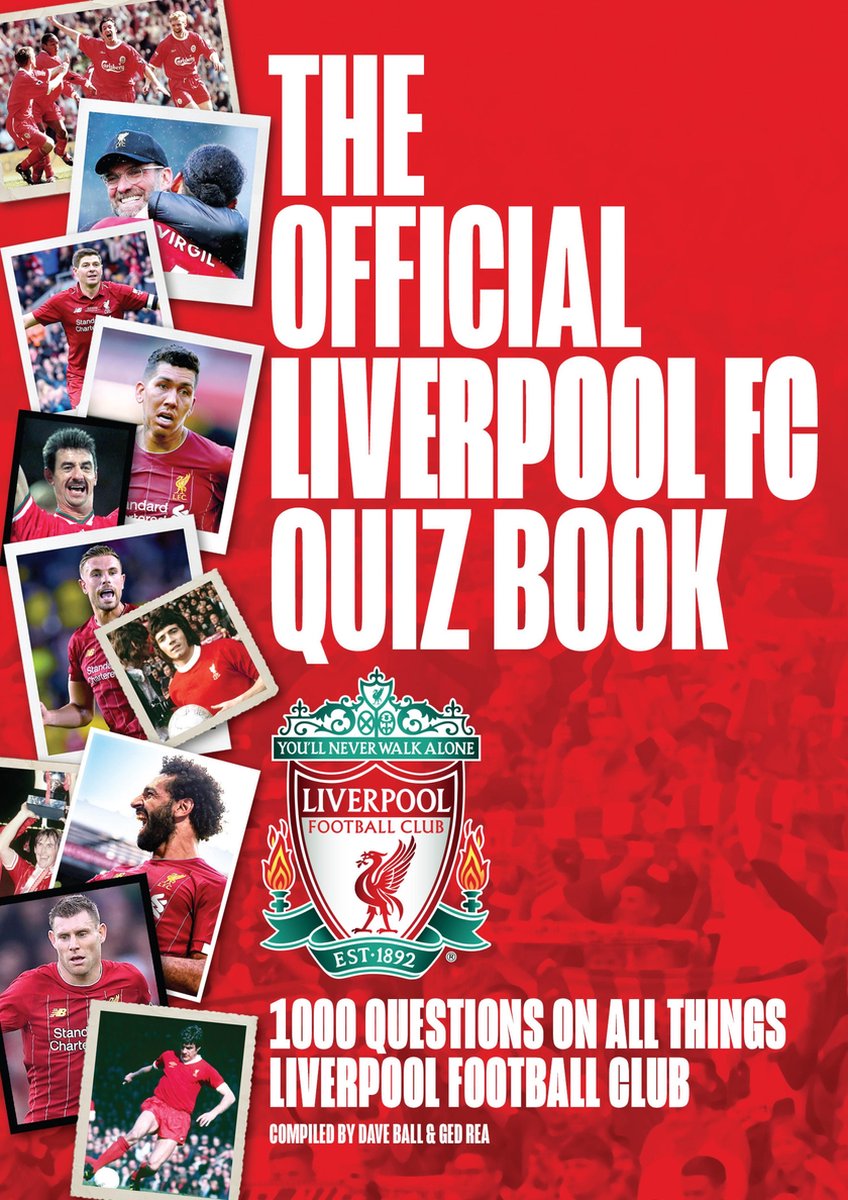 El libro de preguntas oficial del Liverpool FC.