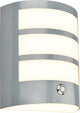 Briloner - Lampada da parete LED batteria - touch - timer - cromo opaco - batteria intercambiabile - base intercambiabile - 18 x 15 x 7 cm - cromo opaco