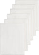 Meyco baby uni hydrophilic cloths - 6-pack - white - 70x70cm