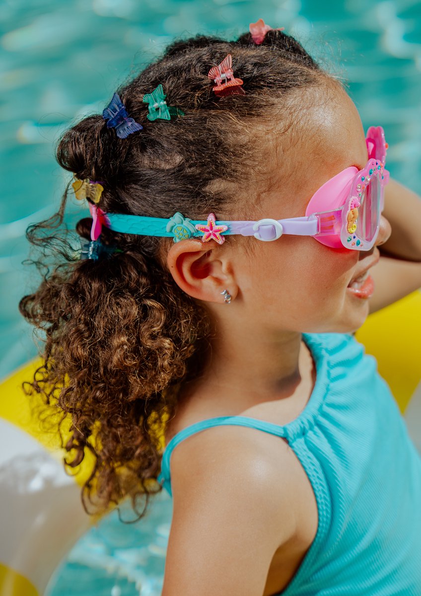 Bling2o gafas de natación niños - Shoreline Shimmer - gafas de buceo - antivaho - protección UV - multicolor