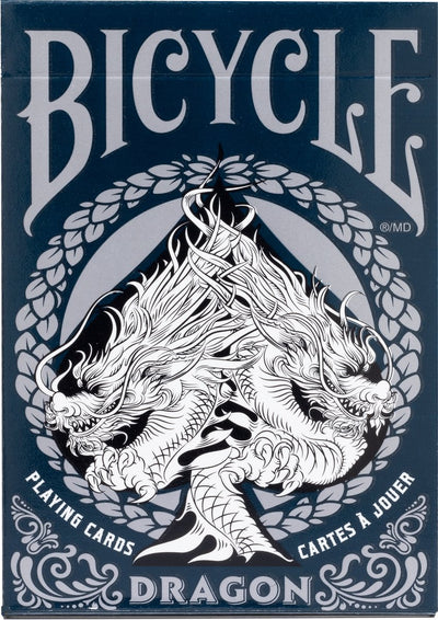 Cartamundi bicicleta dragón blanco naipes - dragones míticos