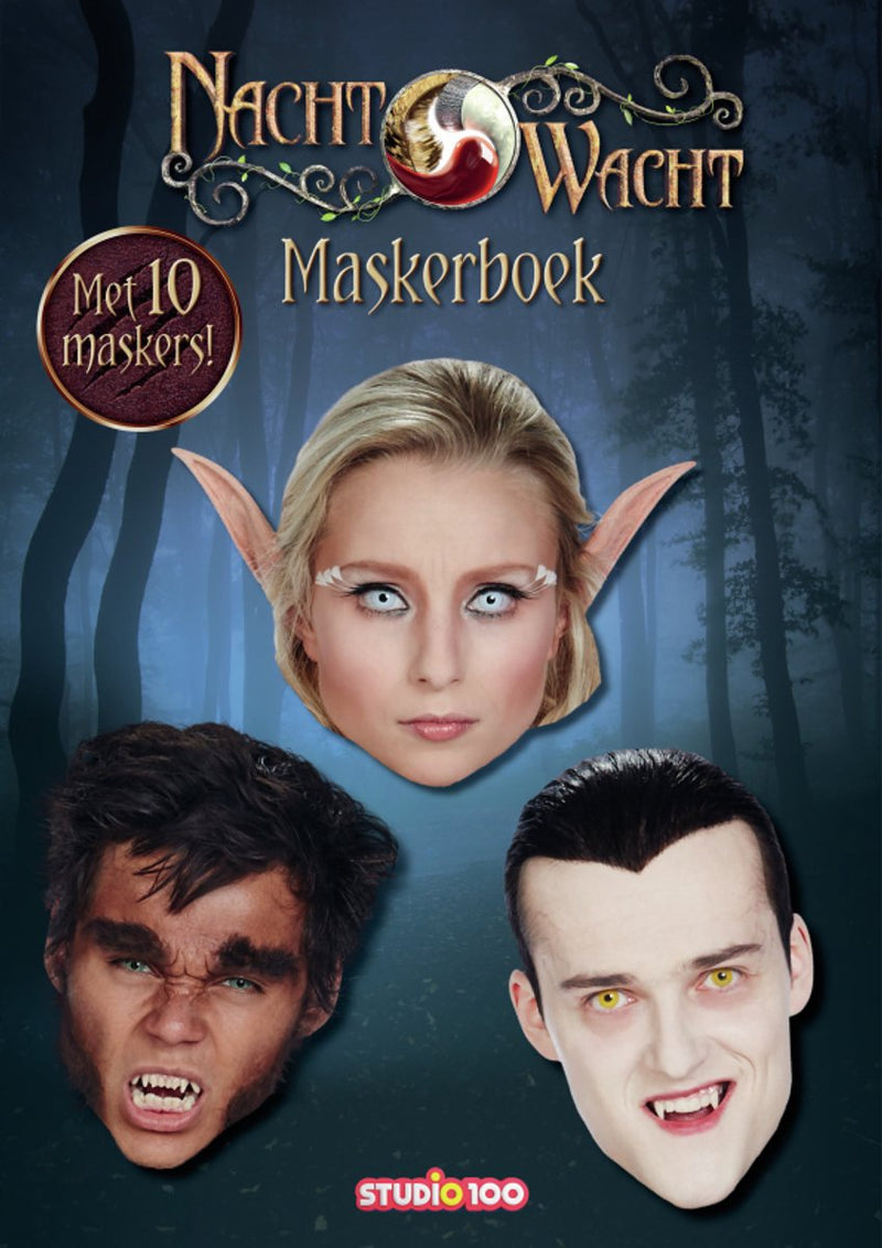 Libro delle maschere di Night Watch - con 10 maschere
