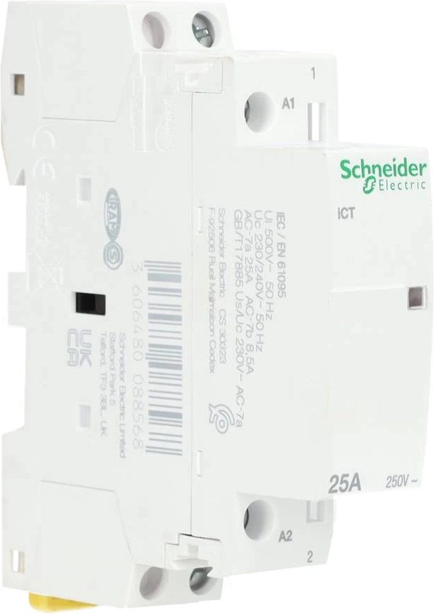 Schneider electric a9c20731 installatiezekeringautomaat 1x no 1.2 w 250 v ac 25 a 1 stuk(s)