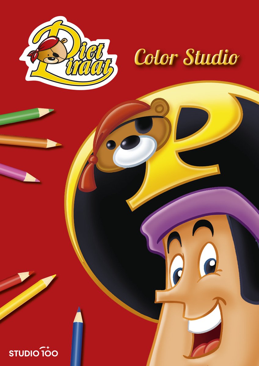 Studio 100 piet pirate coloring book