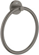 Grohe start handdoekring – wandmontage – schroeven of lijmen – metaal – geborsteld hard graphite