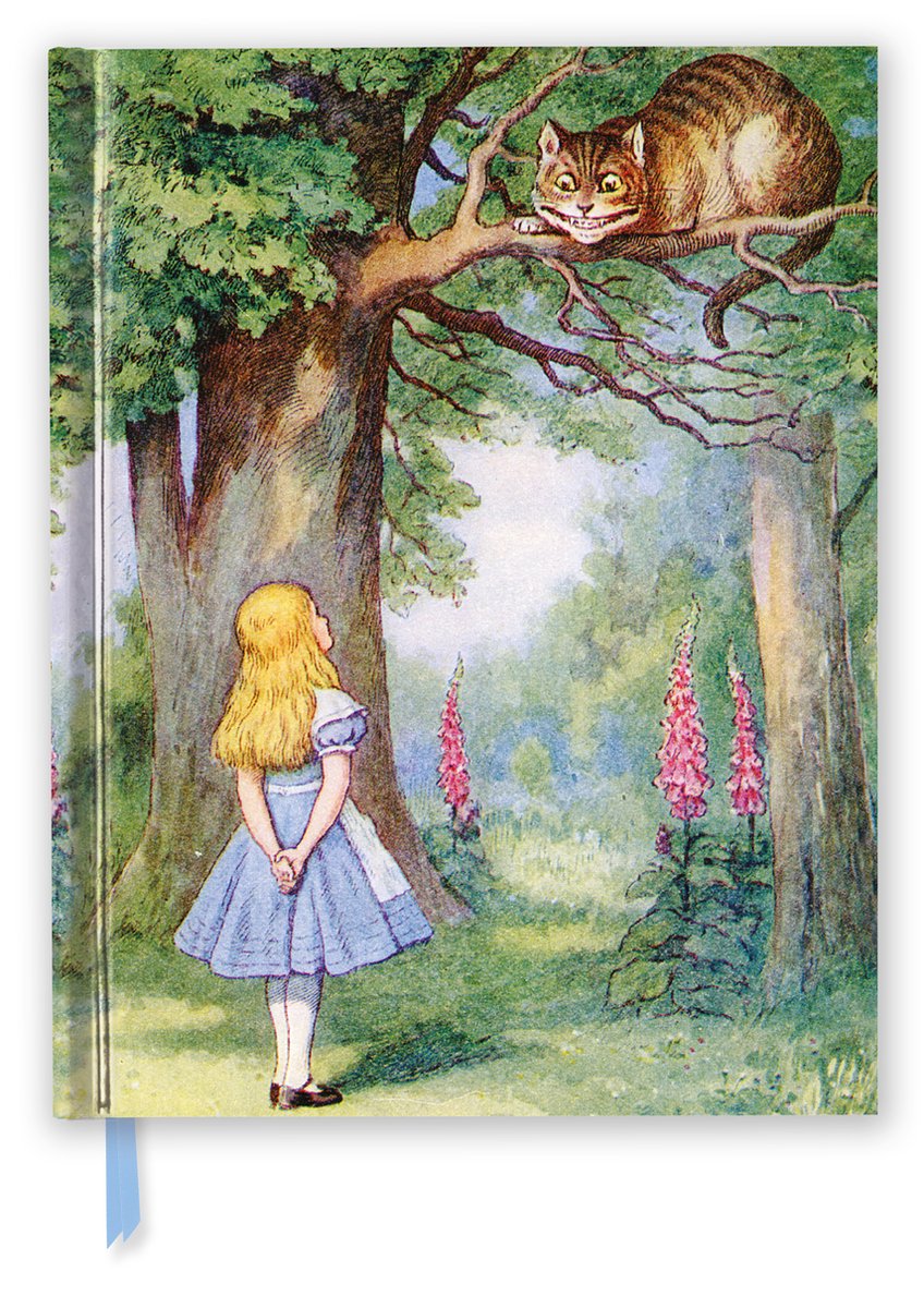 Isbn john tenniel: alice and the cheshire cat (blank sketch book)
