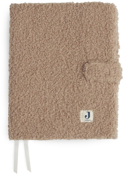Jollein - copertina libretto di crescita - boucle - biscotto - formato a5 - copertina per libretto di crescita, quaderno o libretto di asilo nido