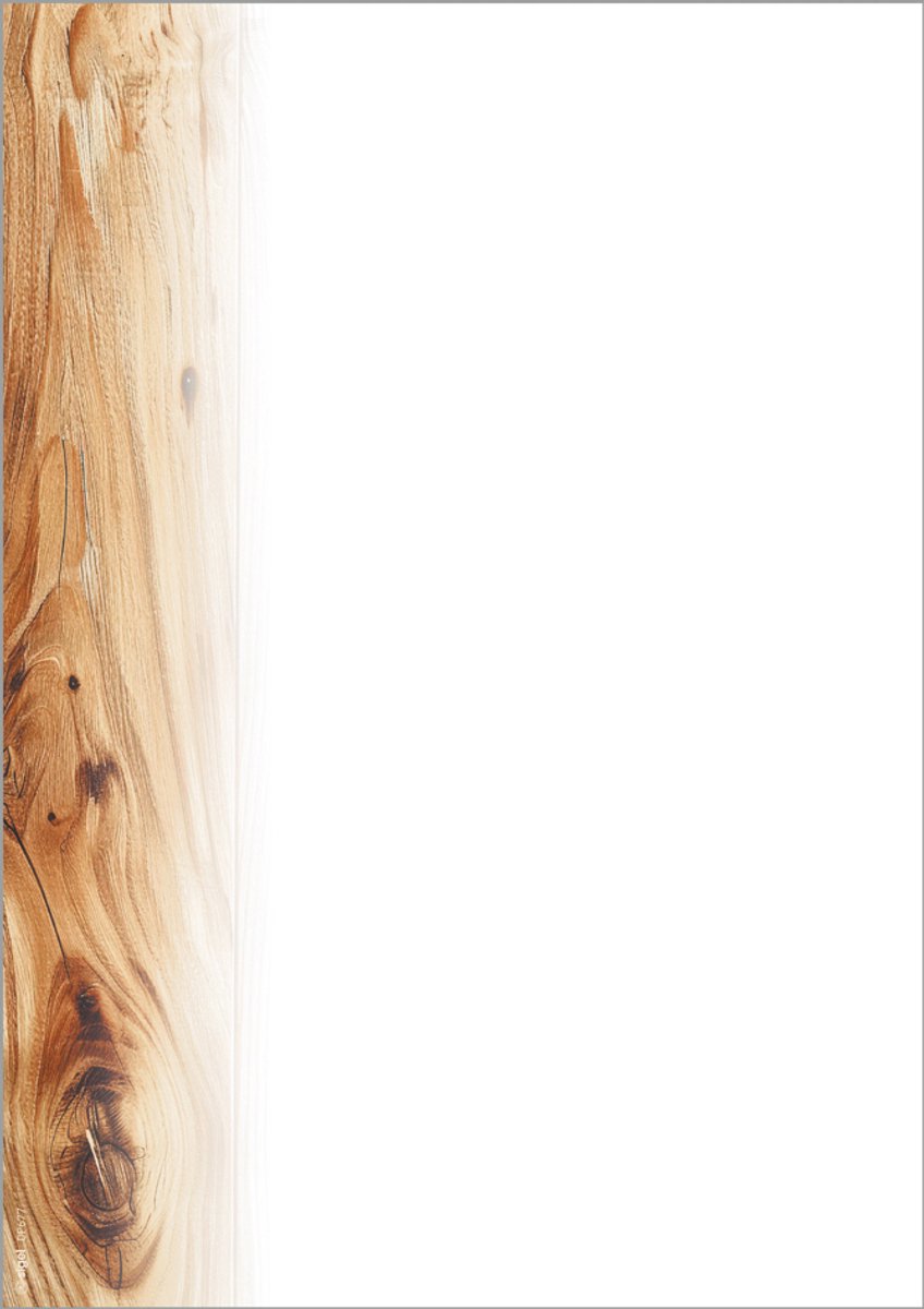 Papel de diseño sans marque sigel sin marca - tamaño a5 - 90 gramos - roble 2 - paquete de 100 hojas - papelería - si-dp684