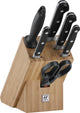 Zwilling professional s - set coltelli - con ceppo - acciaio inox - 6 pezzi