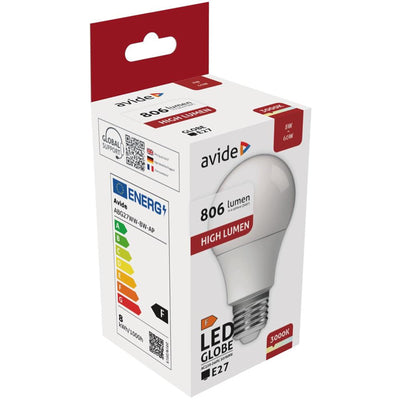 Lampada LED Avide E27 8W 3000K WW 806lm