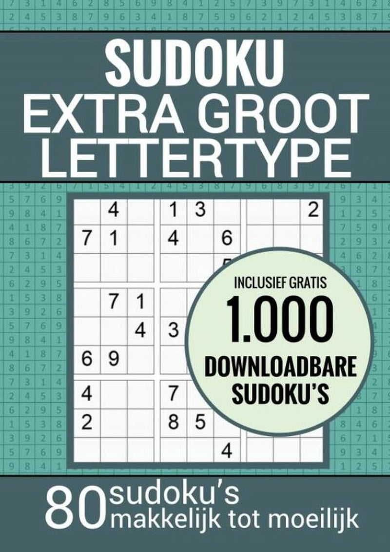 Libro de rompecabezas sin marca sin marca para personas con discapacidad visual, personas mayores, personas mayores y abuelos: sudoku con fuente grande XL XXL