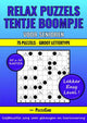 Tentje boompje relax puzzelboek: voor senioren 10x10 raster - 75 puzzels groot lettertype - lekker easy level!
