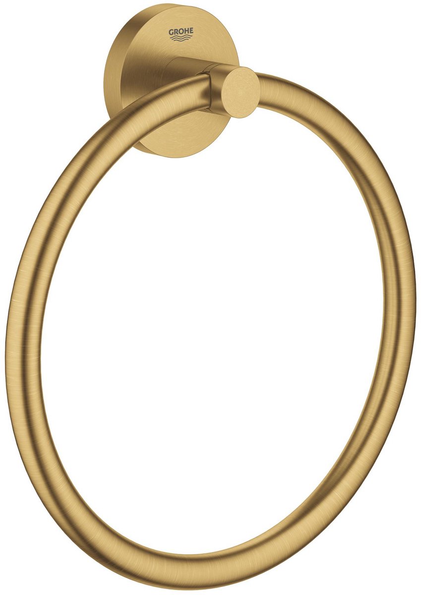 Grohe start handdoekring – wandmontage – schroeven of lijmen – metaal – geborsteld cool sunrise