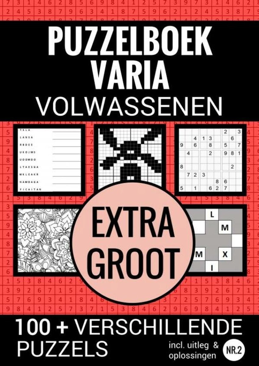 Regalo Varia Book - Libro puzzle extra grande - n. 2 - per anziani, ipovedenti, anziani, nonni