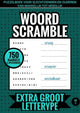 Libro puzzle senza marchio senza marchio per non vedenti e anziani, da facile a difficile - parole mescolate - carattere extra grande - no. 17