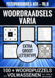 Dizionario puzzle brandless sans marque more - vol. 18 - libro puzzle varia per adulti - carattere extra large
