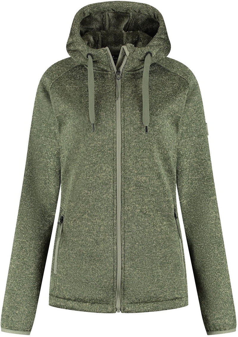 Kjelvik amra chaleco de montaña para mujer - verde