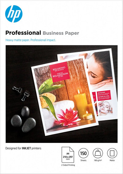 Papel hp inkjet 7mv79a a4 180gr mate
