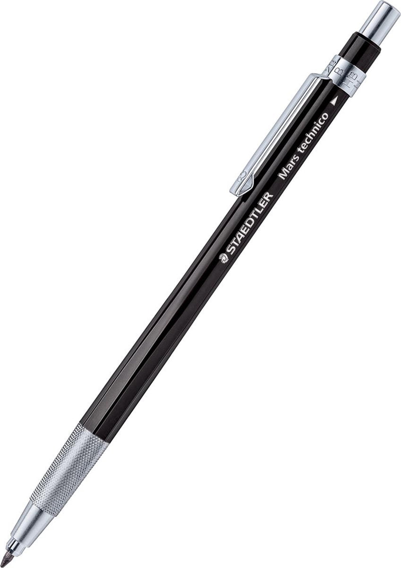 Portamine Staedtler Mars Technico 2 mm, supporto nero 5 pezzi