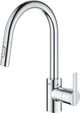 Rubinetto cucina Grohe Quickfix Feel - bocca girevole - doccetta estraibile - cromo
