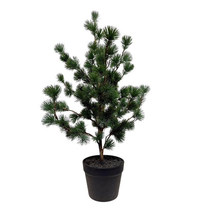 Collezione Roberts albero artificiale di cedro in vaso grigio 80 cm