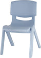 Silla infantil bieco de plástico azul tendencia