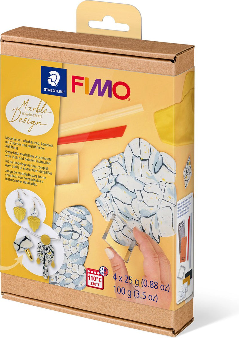 Fimo: come creare un set di design in marmo