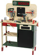 Klein toys - Bosch wooden workbench - height adjustable - electric cordless drill, tools with light and sound effects