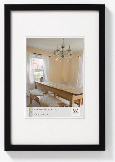 Walther peppers - wooden frame - photo size 40x60 cm - black