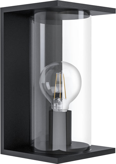 Lampada da parete Eglo cascinetta per esterno - e27 - 28cm - ip44 - nero