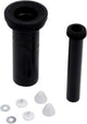 Attacco WC sospeso Plieger Sanit - set attacco completo - 30 cm - nero
