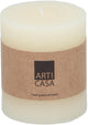 Arti casa stompkaars ø7 x 8 cm - 30 branduren - wit