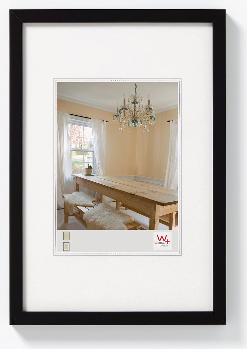 Peperoni Walther - cornice in legno - misura foto 20x30 cm - nero