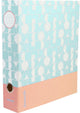 Carpeta de anillas ancor lisa a4 2 anillas mecanismo d-25 naranja agua - an-113181-e